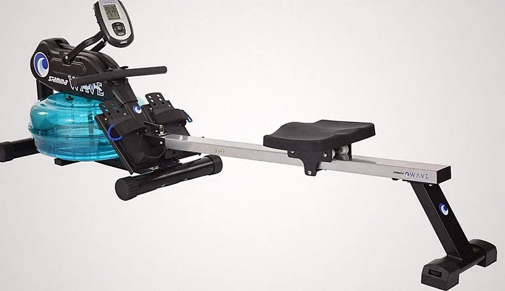 Stamina ELITE Wave Water Rower Cardio Exercise Rowing Machine 1450