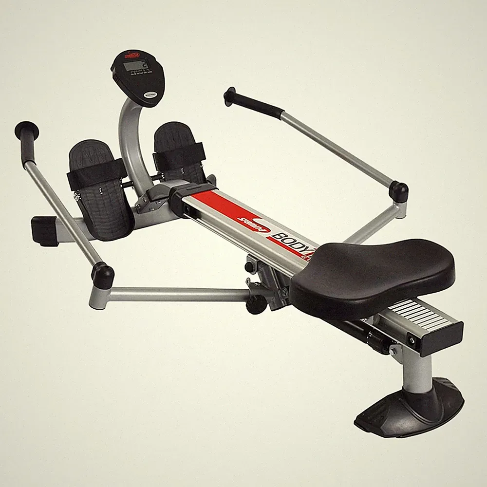 Stamina Hydraulic Rowing Machine, Bodytrac Glider with Cylinder Resistance, 250