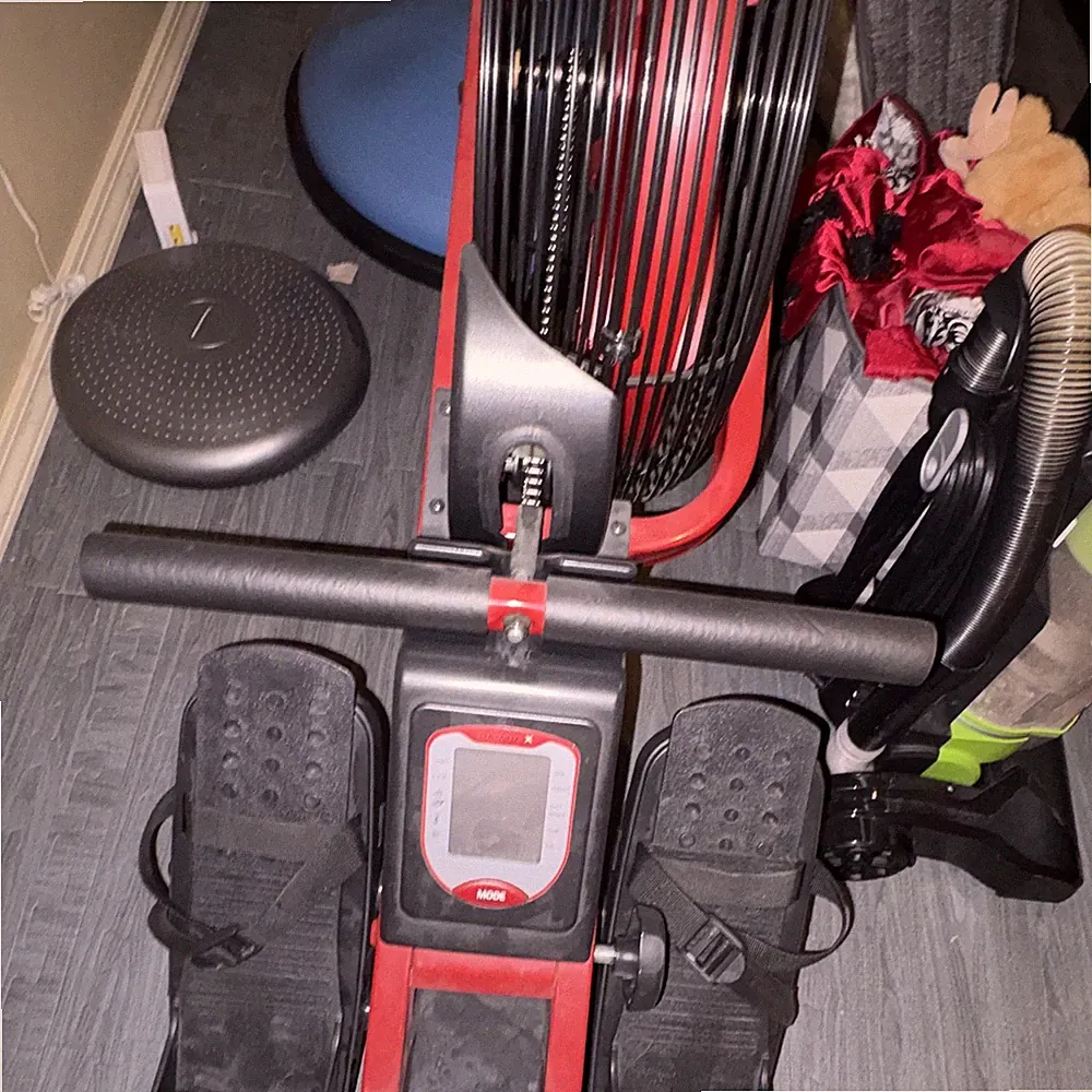 Stamina Rowing Machine 35-1412 LCD Display 250 lb Max User Weight Red/Black