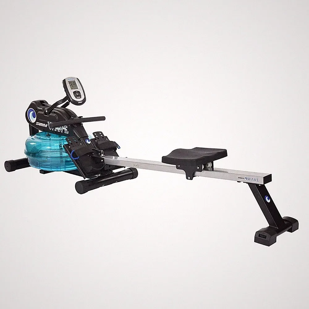 Stamina Wave Water Rowing Machine 1450 | Water Resistance Home Rower | Full Body