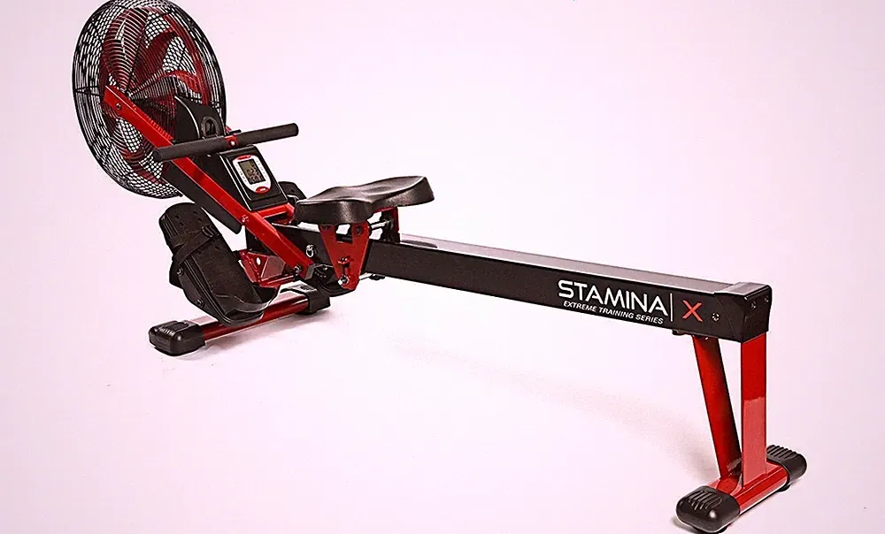 Stamina X AIR ROWER Rowing Machine 35-1412 - Cardio Exercise - UPGRADED NEW 2019