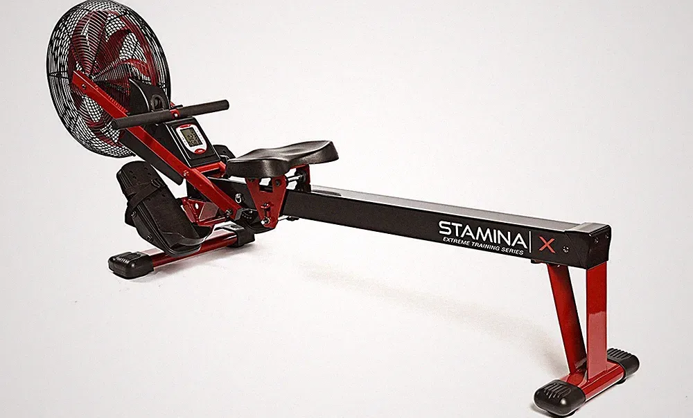 Stamina X AIR ROWER Rowing Machine 35-1412 - Cardio Exercise - UPGRADED NEW 2019
