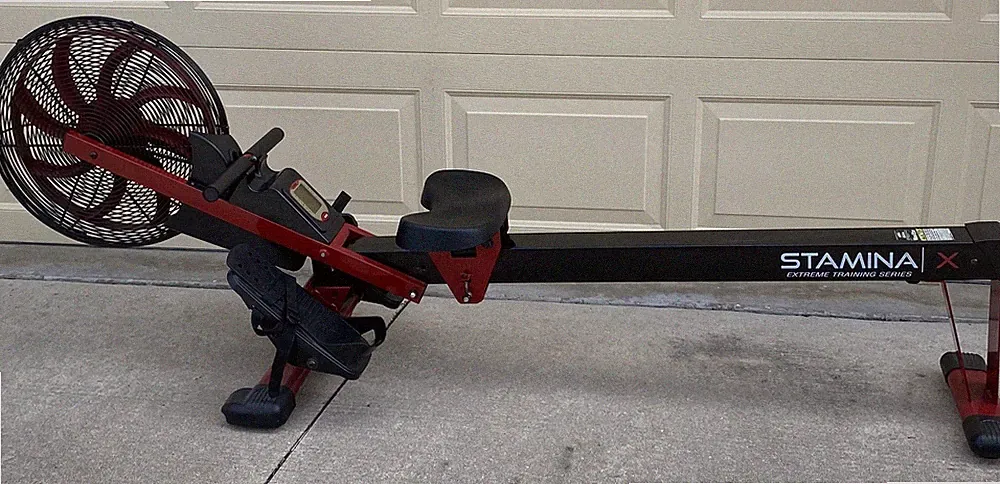 Stamina X Air Rower Rowing Machine Red Model # 35-1412 $799.99 Retail