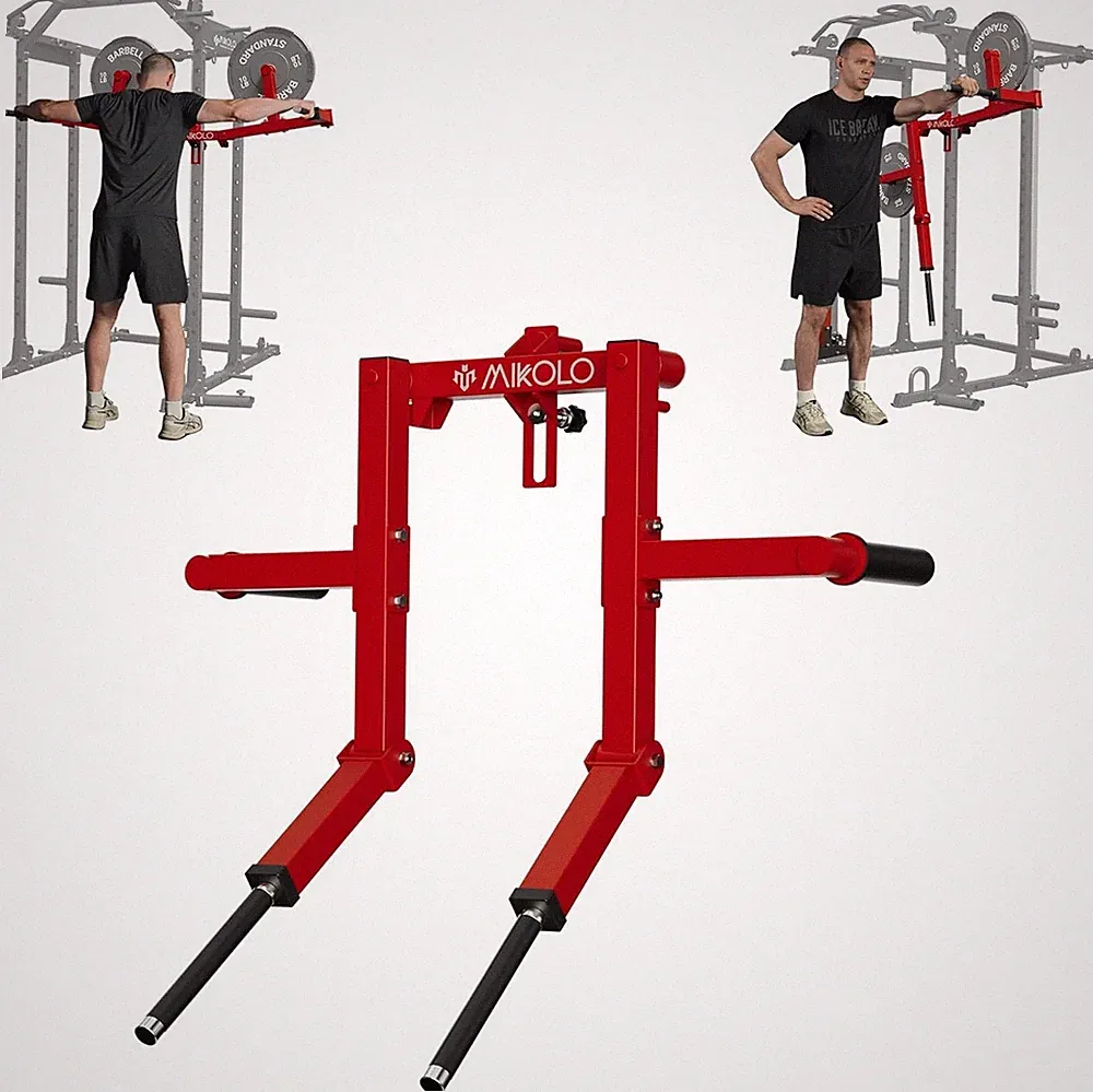 Standing Lateral Raise Attachment Squat Power Rack Machine 1" Holes Upper Body