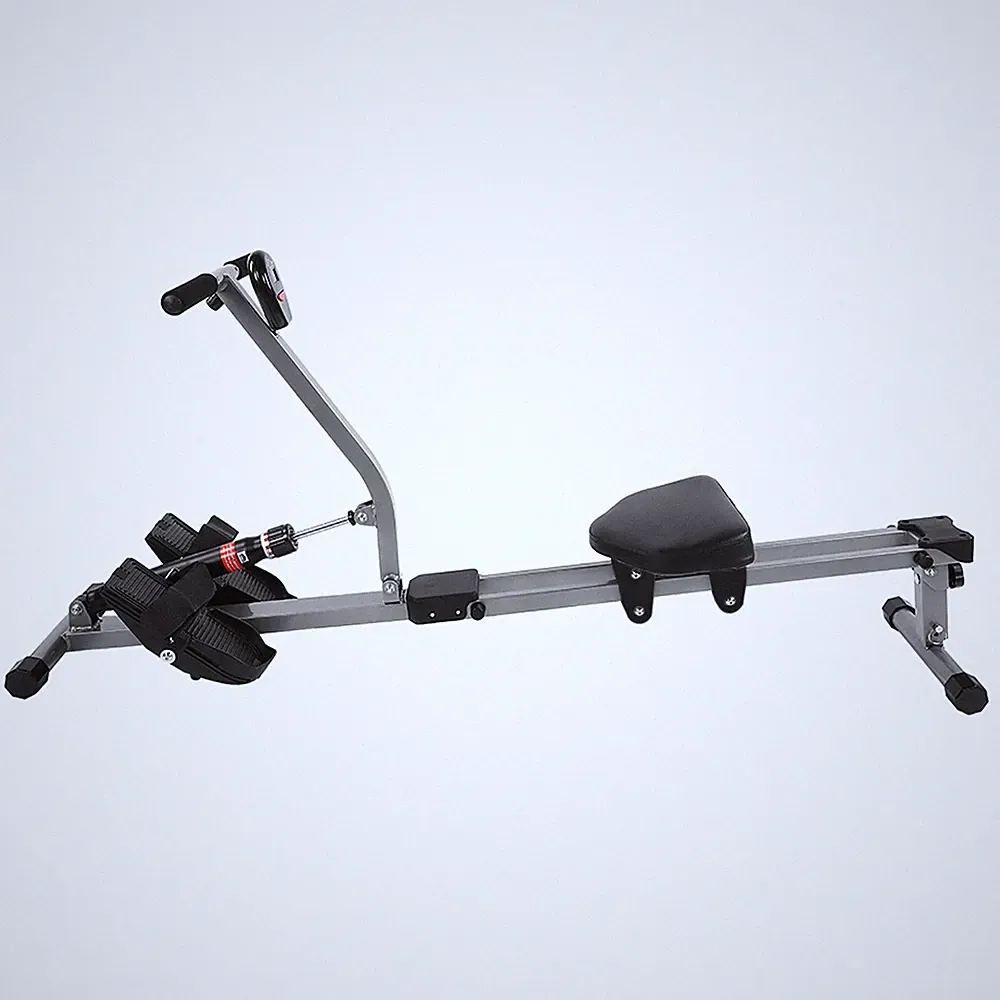 Steel Rowing Machine - Home Gym Cardio Rower for Fitness & Body Training