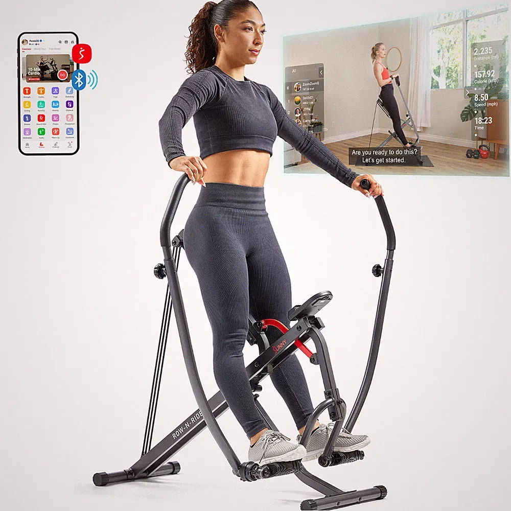 Sunny Health & Fitness Full Body Adjustable Squat Row N Ride Trainer SF-A022070