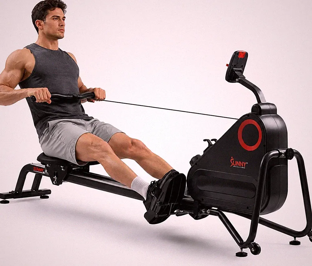 Sunny Health Fitness Magnetic Rowing Machine Home