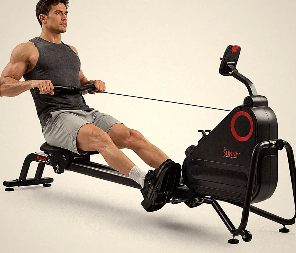 Sunny Health Fitness Magnetic Rowing Machine Home
