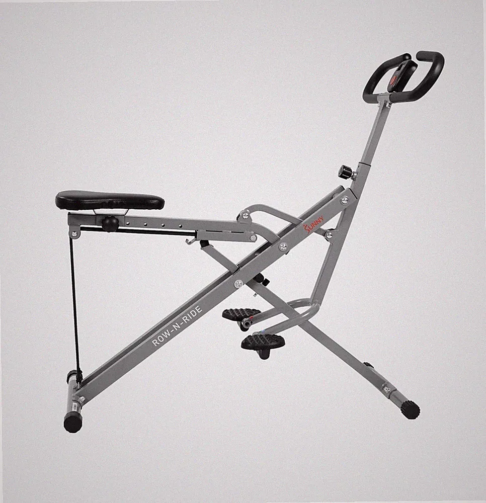 Sunny Health & Fitness Row-N-Ride Upright Rowing Machine