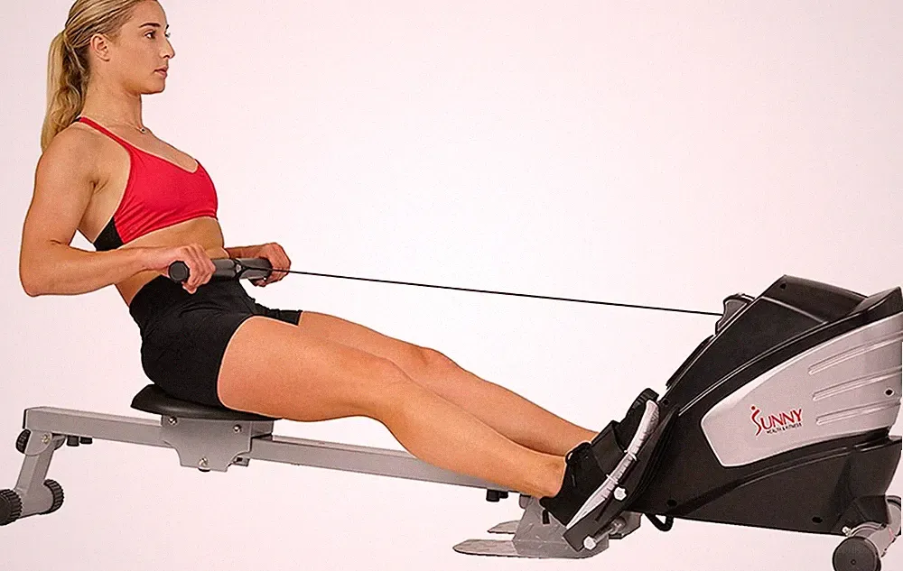 Sunny Health & Fitness Rowing Machine for Low Impact Full Body Workout SF-RW5622