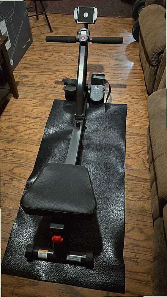 Sunny Health & Fitness SF-RW1205 Digital Monitor Rowing Machine - Black