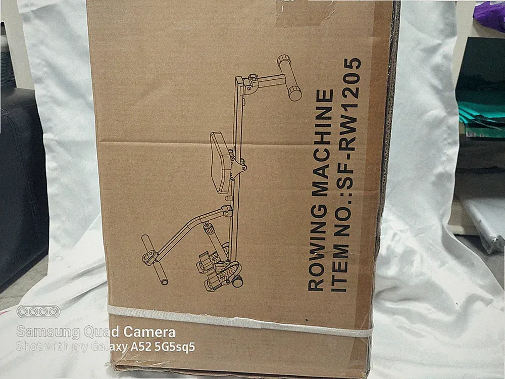 Sunny Health & Fitness SF-RW1205 Digital Monitor Rowing Machine - Silver