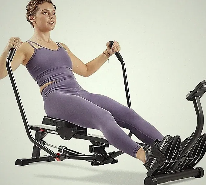Sunny Health Fitness Smart Compact 360 Full Motion Rower