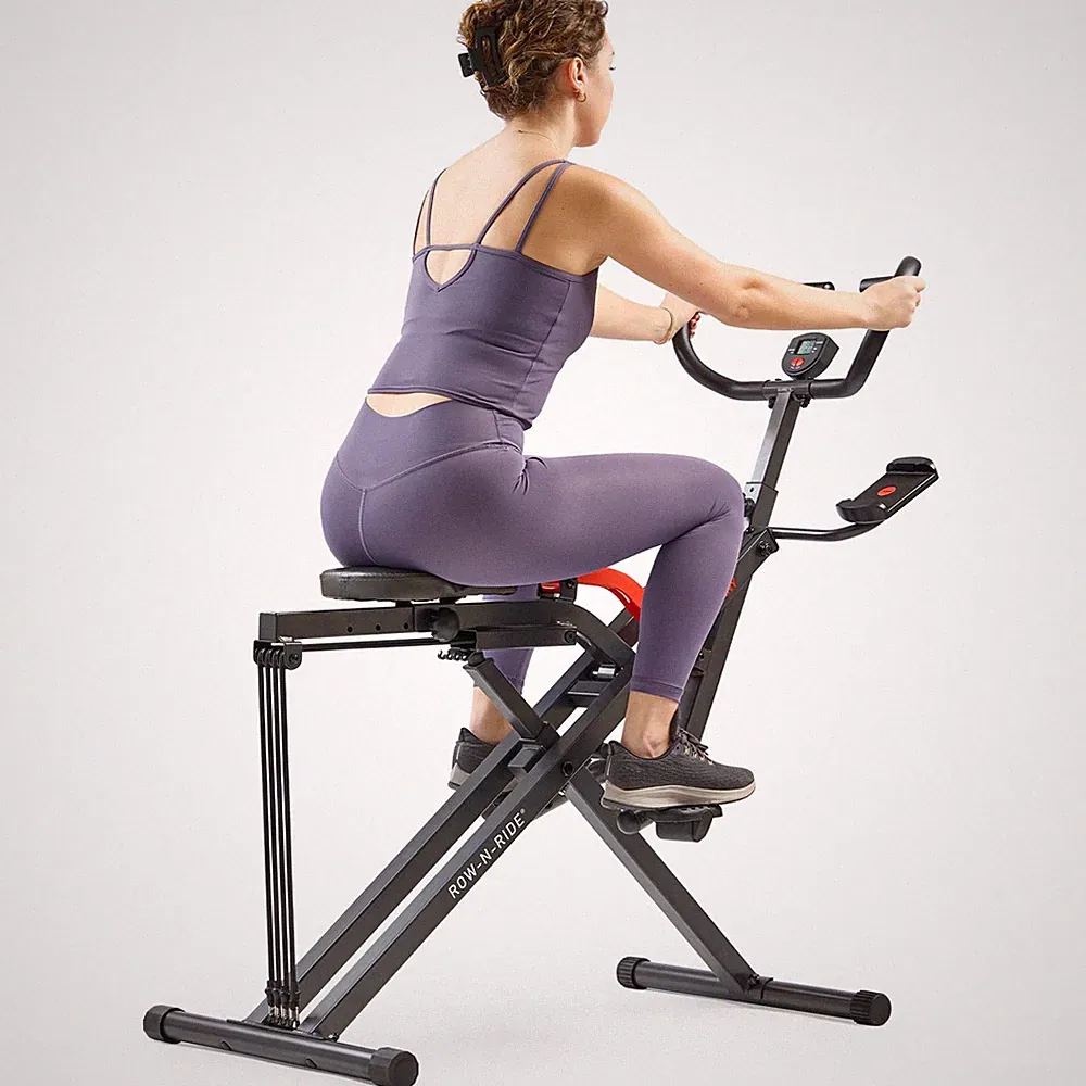 Sunny Health & Fitness Smart Row-N Ride 077Plus 350 Lb Capacity