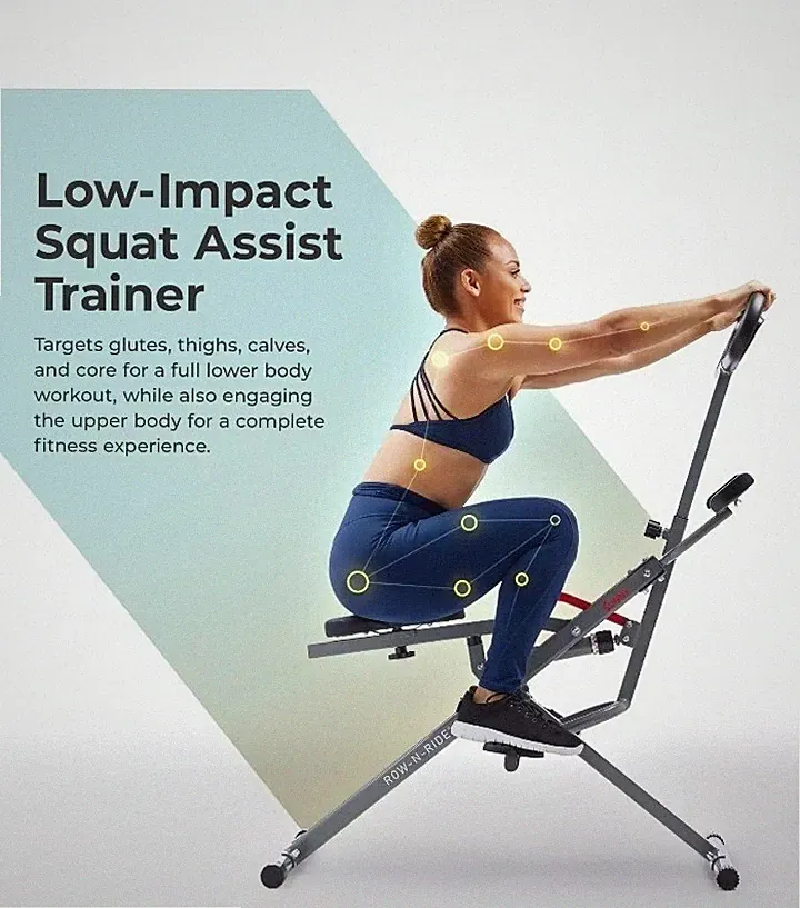 Sunny Health & Fitness Upright Row-N-Ride Rowing Machine LOCAL PICKUP ONLY!
