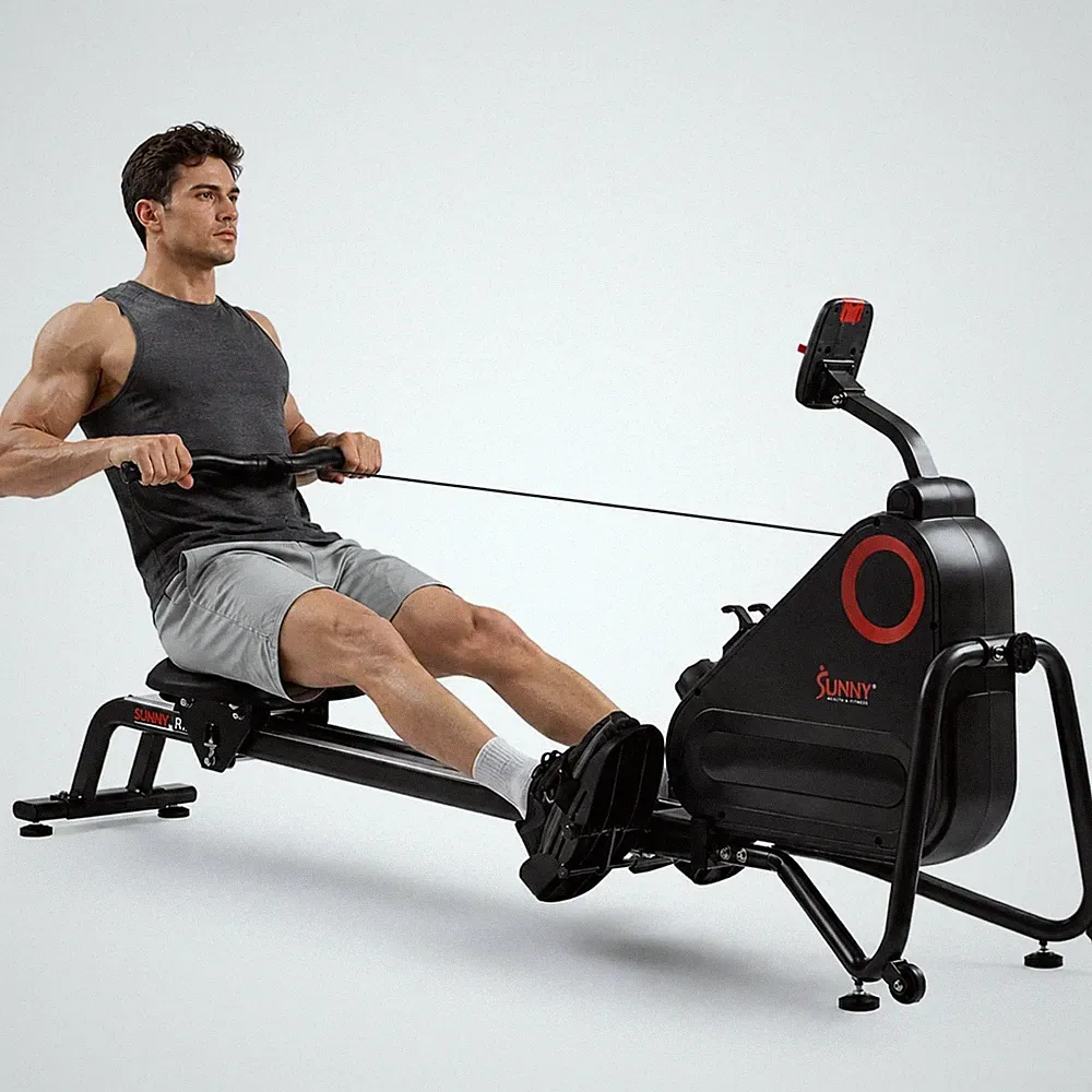 Sunny Health Rowing Machine Magnetic Quiet Home Exercise