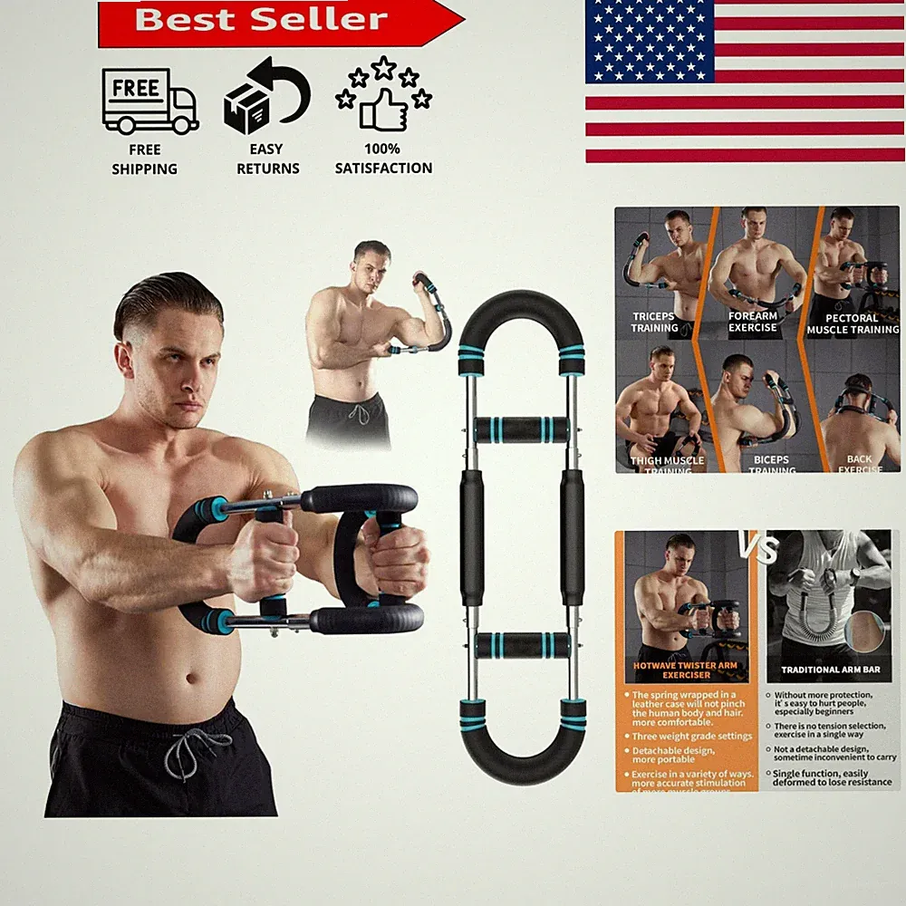 Twister Arm Trainer - Adjustable Arm & Chest Exerciser for Home Workouts