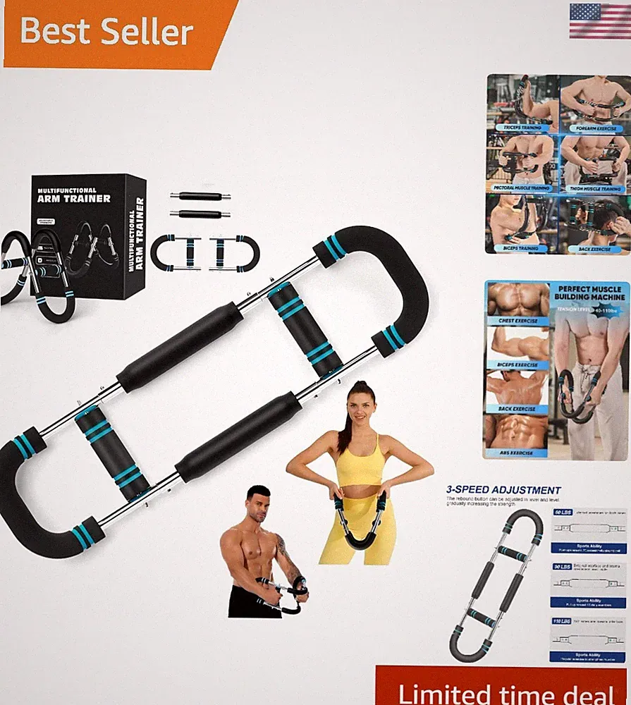 Twister Arm Trainer with Adjustable Spring Resistance – Perfect for Home Fitness