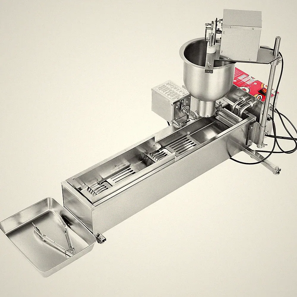 Uimoso Automatic Donuts Making Machine Doughnut Maker Single Row 90 PCS/H