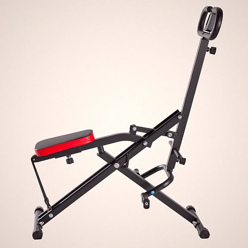 Uimoso Foldable Squat Machine w/ 3 Resistance Bands for Glutes and Leg Workouts