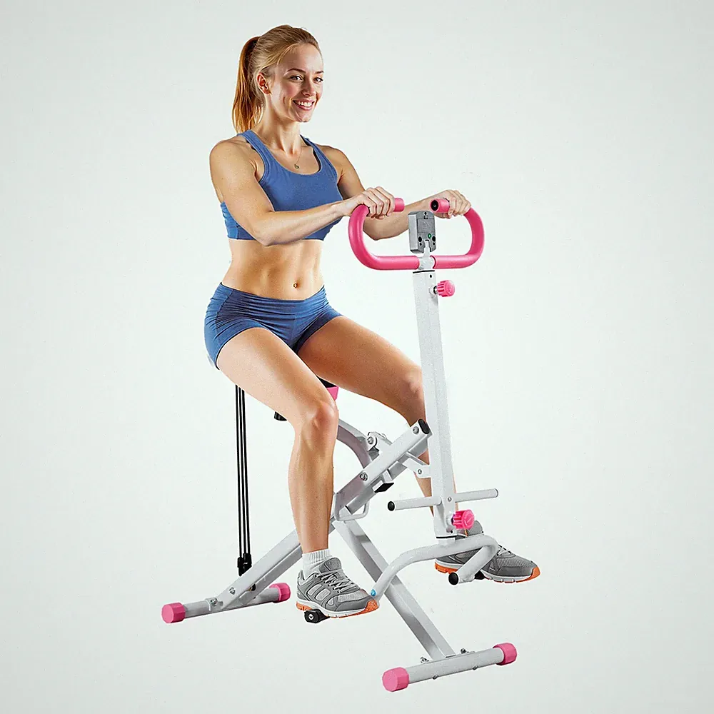 Uimoso Foldable Squat Machine with 3 Resistance Bands Glutes and Leg Workouts