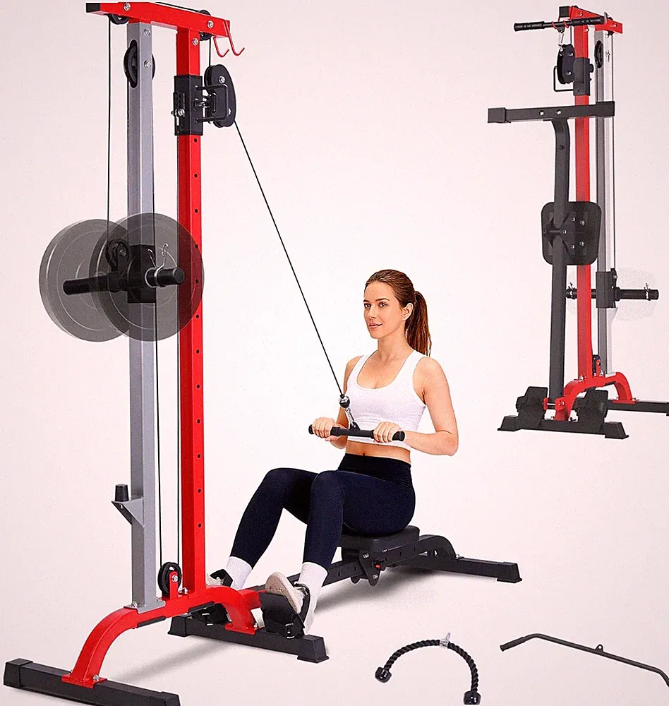 Versatile 2-in-1 Rowing & Cable Machine for Total Body Workouts