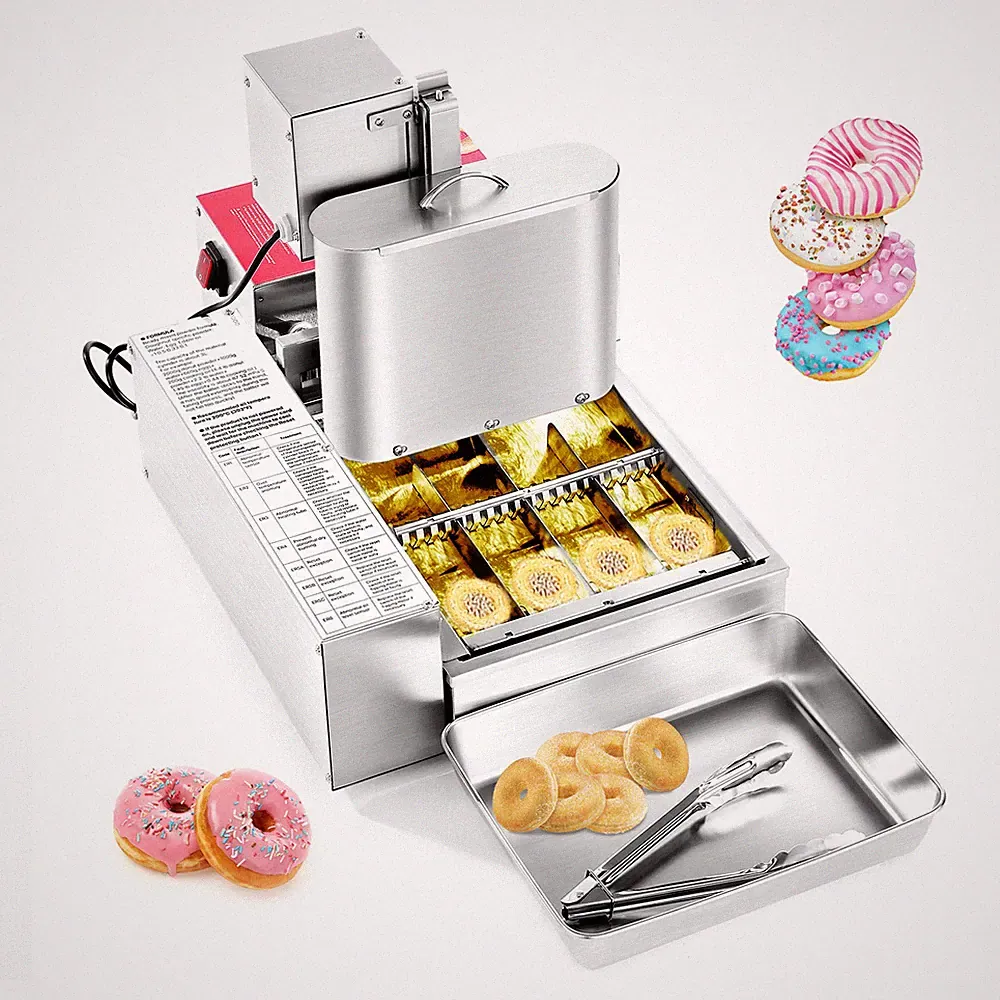VEVOR Commercial Automatic Donuts Making Machine Doughnut Maker 4 Rows 240 PCS/H