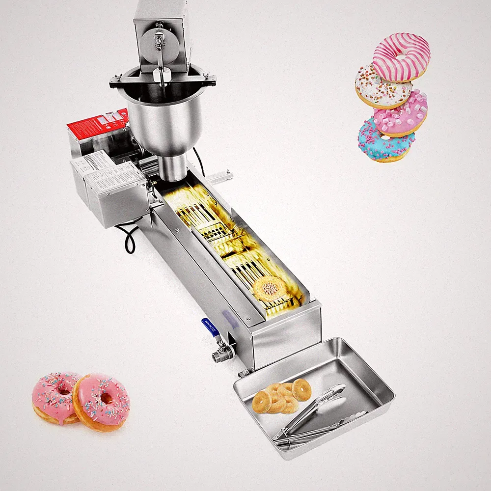 VEVOR Commercial Automatic Donuts Making Machine Doughnut Maker Row 90PCS/H