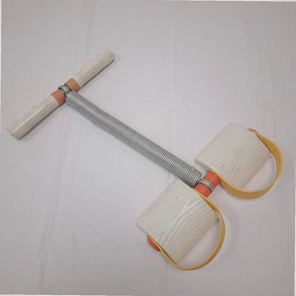 Vintage Spring Action Rower Exerciser Compact Pull Up Rowing Machine