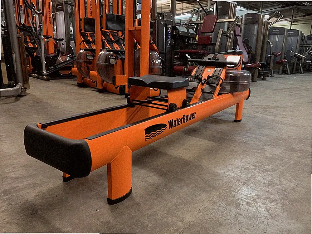 Water Rower M1 HiRise Rowing Machine with S4 Monitor Orangetheory Edition