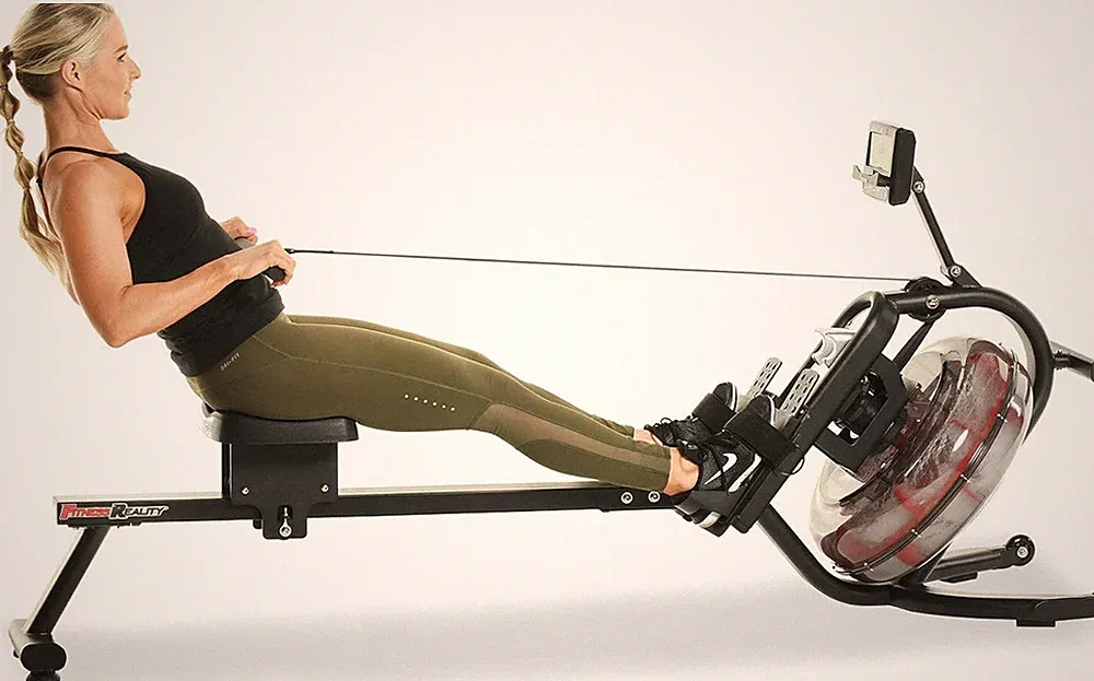 Water Rowing Machine - 300 lb Capacity for Full-Body Workout at Home