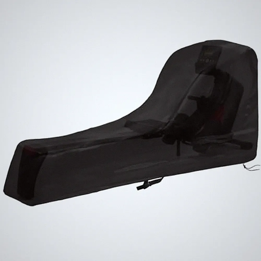 Waterproof Rowing Machine Cover Dust Resistant Indoor Outdoor Black 43 Inch