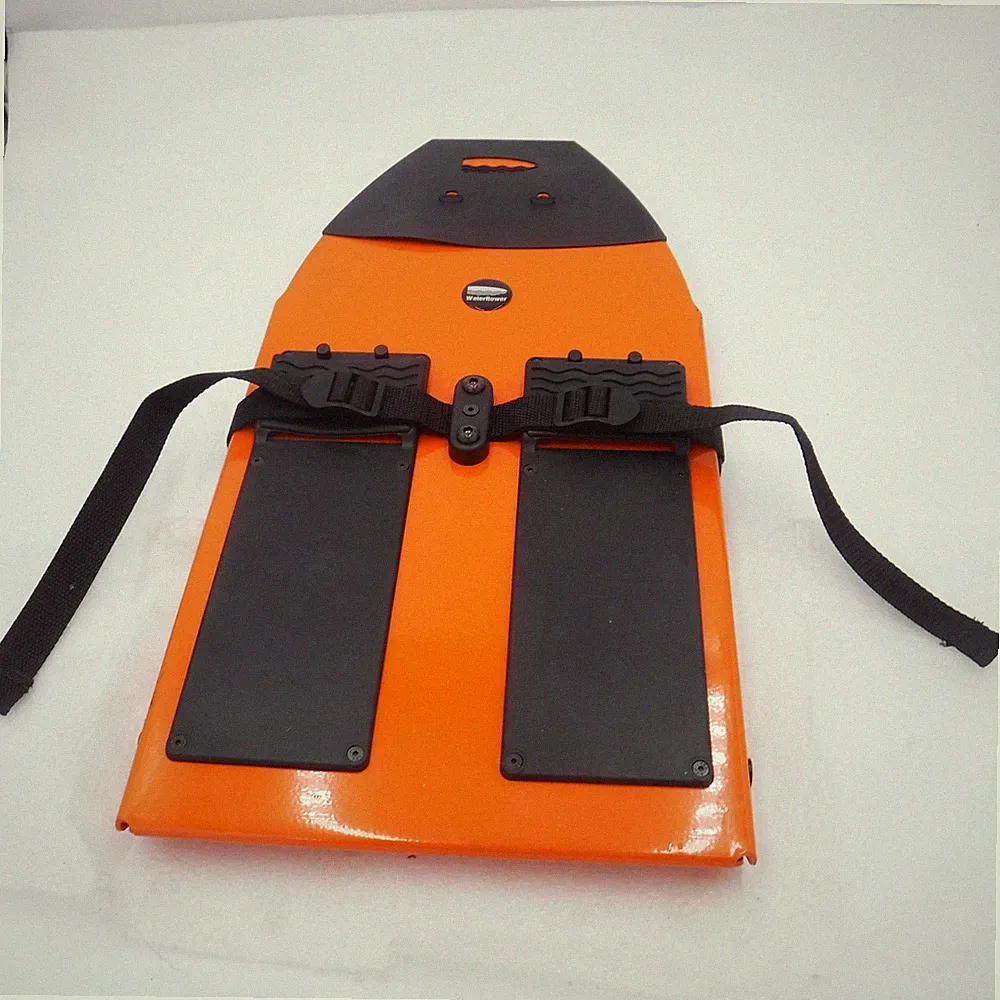 WaterRower Foot Strap Plate W161E Orange/Black Steel