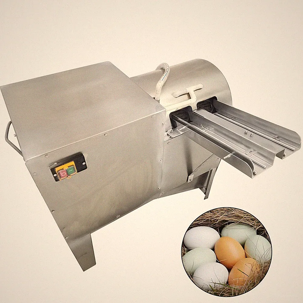 XM-23B 110V 500W Double Row Automatic Egg Washing Machine 4,000 Pcs/H