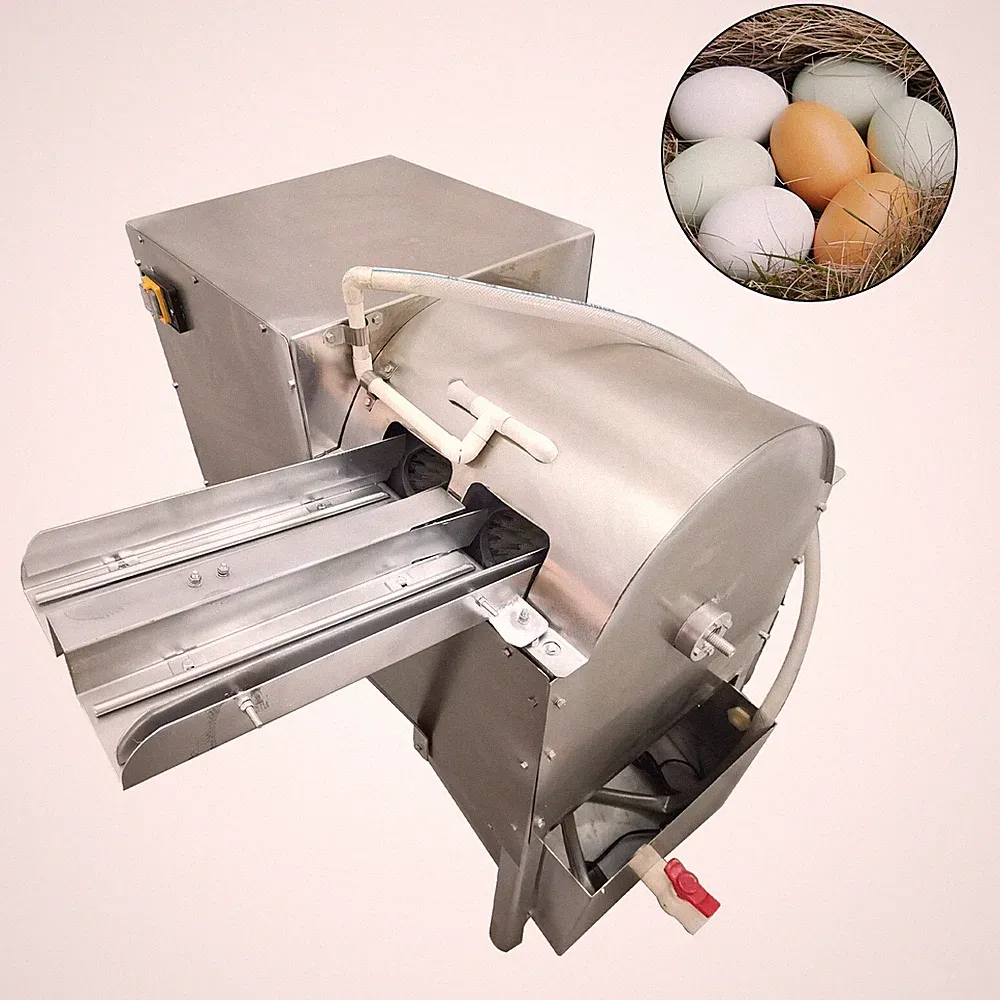 XM-23B 110V 500W Double Row Electric Farm Egg Surface Cleaning Machine
