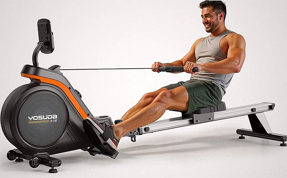 YOSUDA Magnetic/Water Rowing Machine for Home Rowing Machine for Beginners