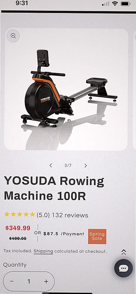 Yosuda rowing machine