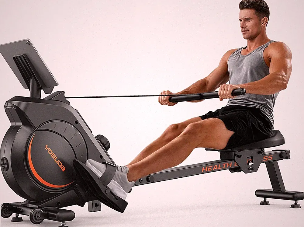 YOSUDA Rowing Machine for Home, Magnetic Rower Machine for Beginners to Athletes