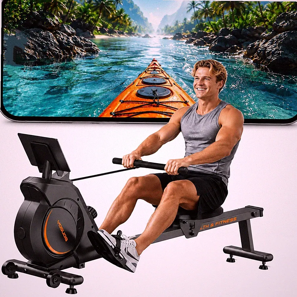 YOSUDA Rowing Machine for Home, Magnetic Rower with 16-Level Quiet Resistance